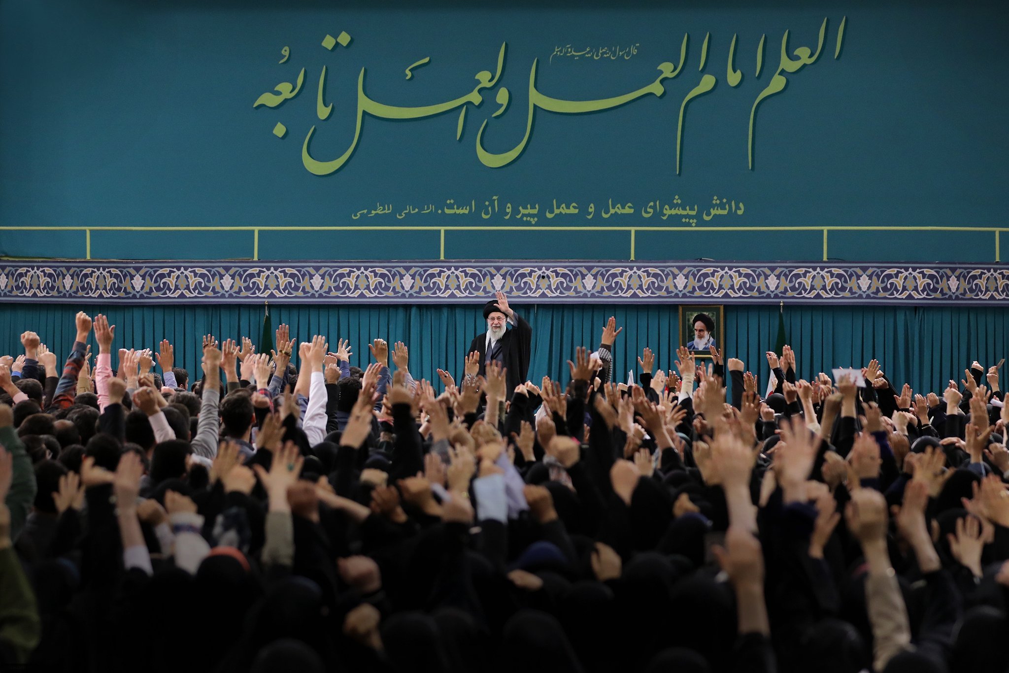 以色列19日的襲擊，成了伊朗最高領導人哈米尼意外的85歲生日禮物。圖/取自Khamenei.ir @khamenei_ir