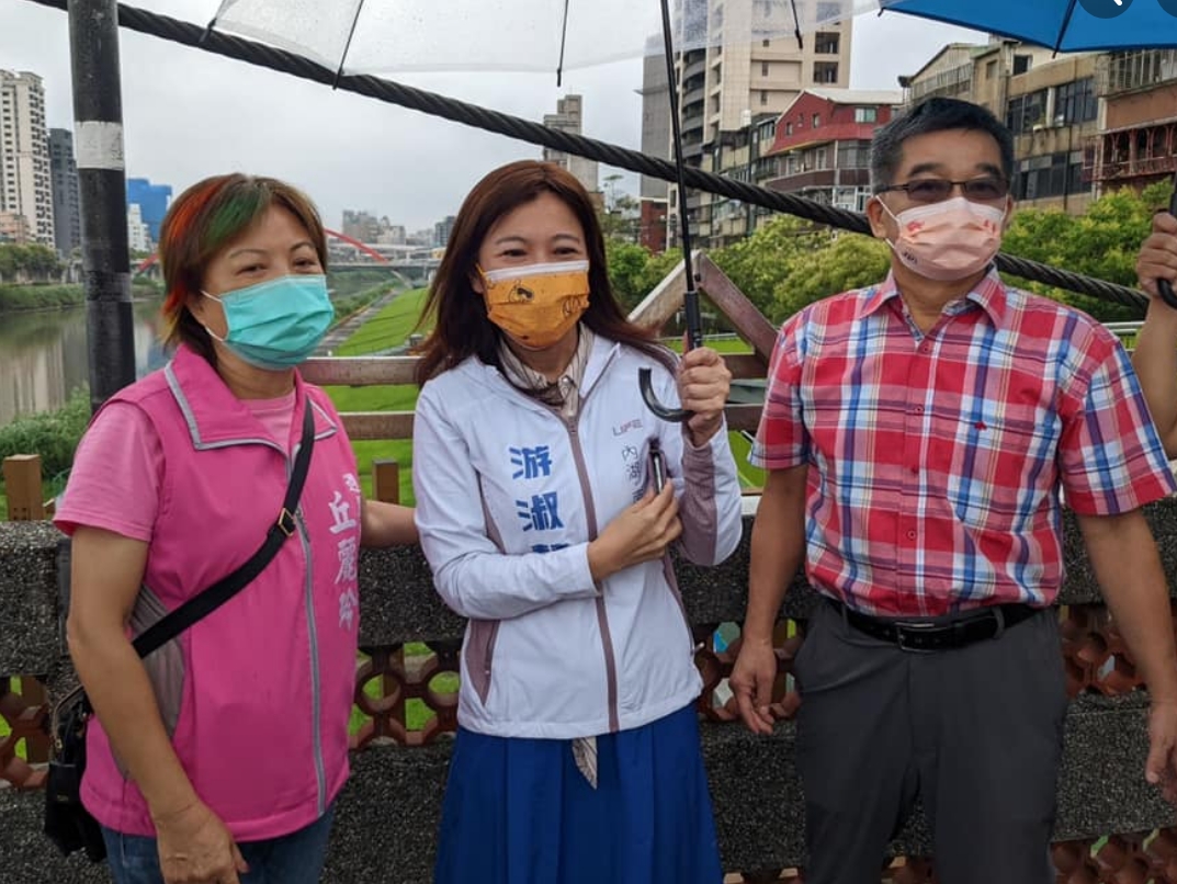 台北市議員游淑慧嘆藍綠陸續湧現人才斷層。圖／取自丘麗玲臉
