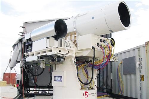 可擊落無人機的雷射武器系統現為各國熱門的武器研發項目。圖/取自中新社