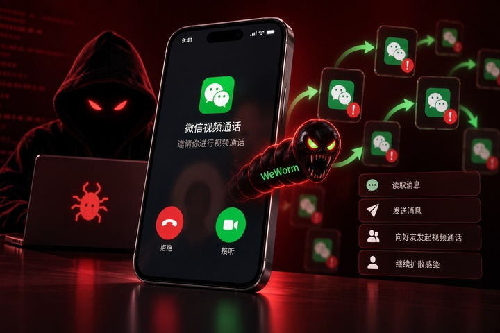 AI駭客工具「WeWorm」可從微信攻入手機　騰訊證實漏洞修補中