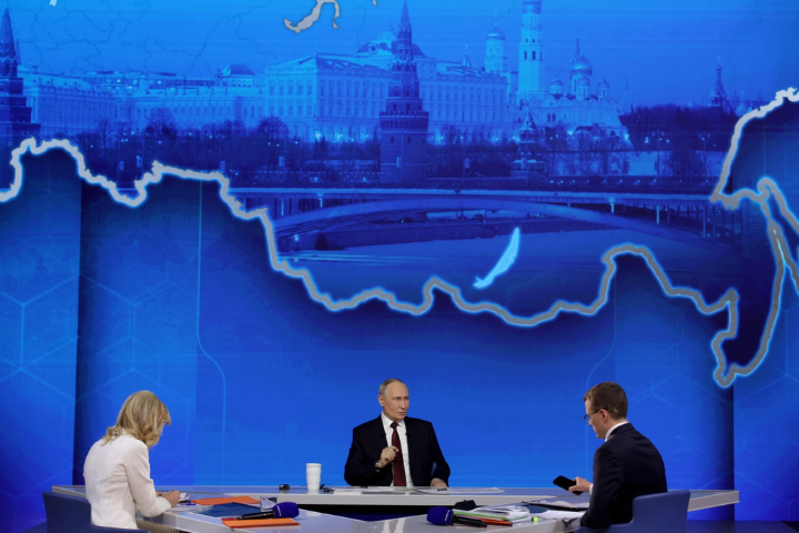 普丁年度「馬戲團」談了哪些？Politico盤點他最在意的5件事