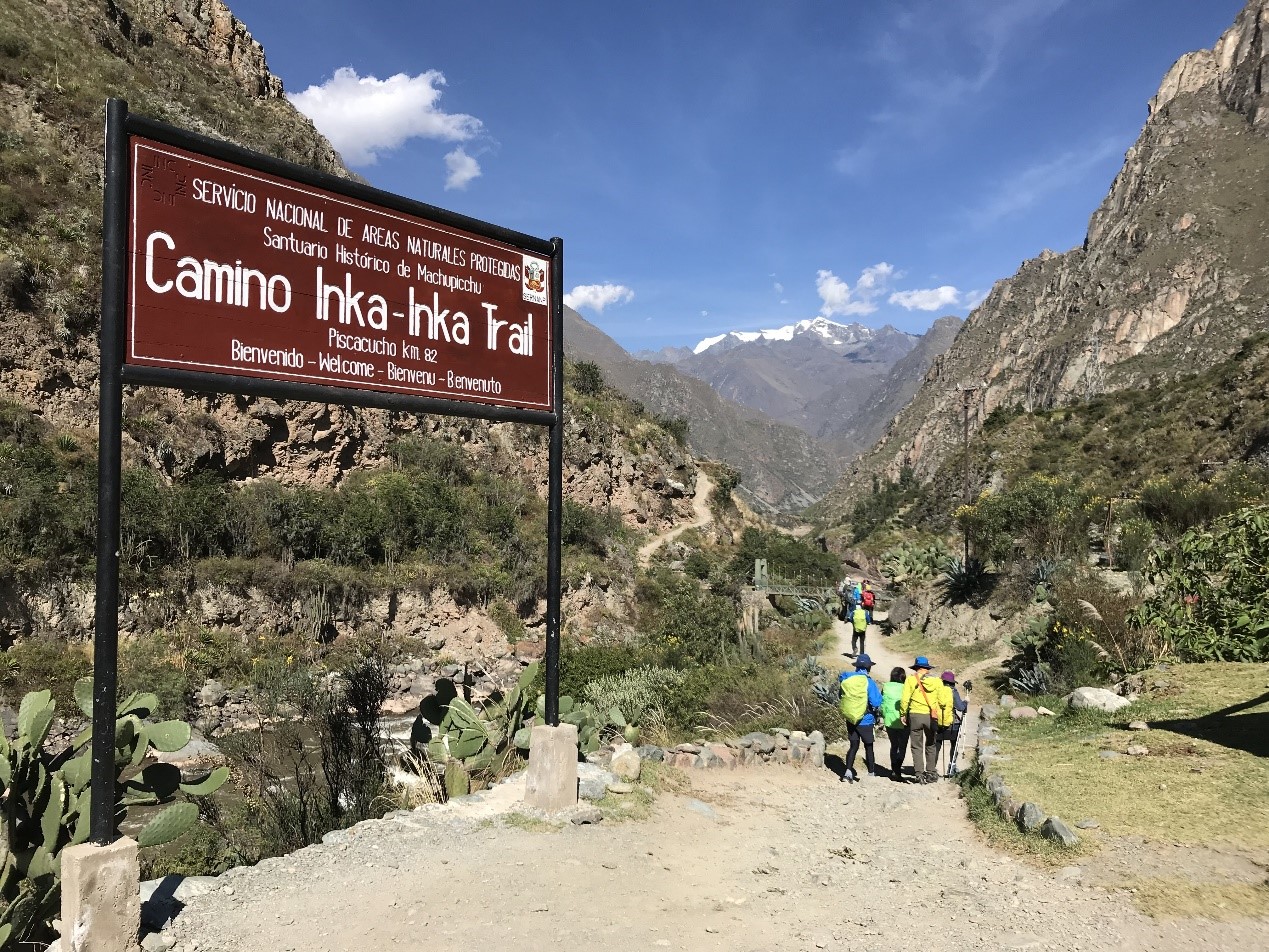 藏匿在安第斯山脈的巍峨峻嶺之間，最壯麗徑路之一的印加古道入口。圖／康莊旅行社提供