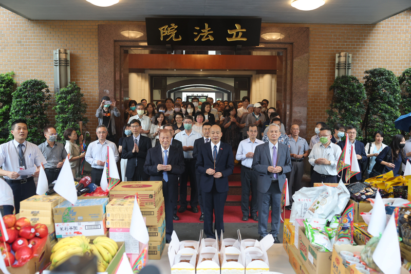 立法院在8月14日舉行113年度中元普渡。圖/中央社