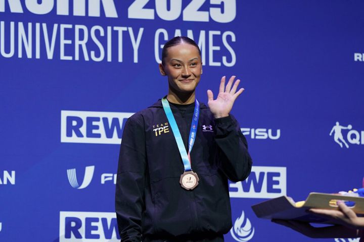 21歲混血女將陳瑞安 拿下世大運競技體操女子全能台灣首面銅牌