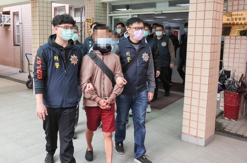 航警局與台北關日前破獲一起攜毒入境的案件，成功逮捕5名嫌犯。圖/中央社