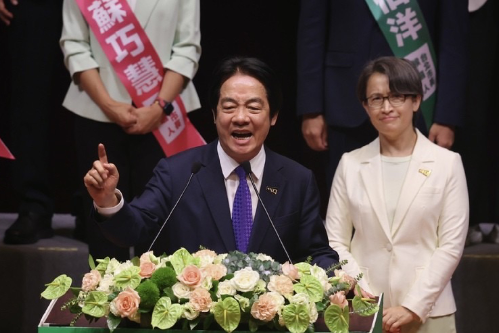 民進黨全代會　賴清德重申互不隸屬：絕不讓台灣變「中國台灣」