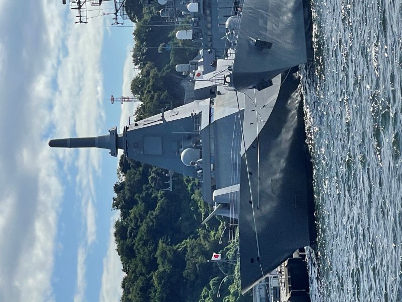 日本最上級驅逐艦，將成為台灣海軍下一代自製戰艦的範本。圖/記者楊俊斌攝