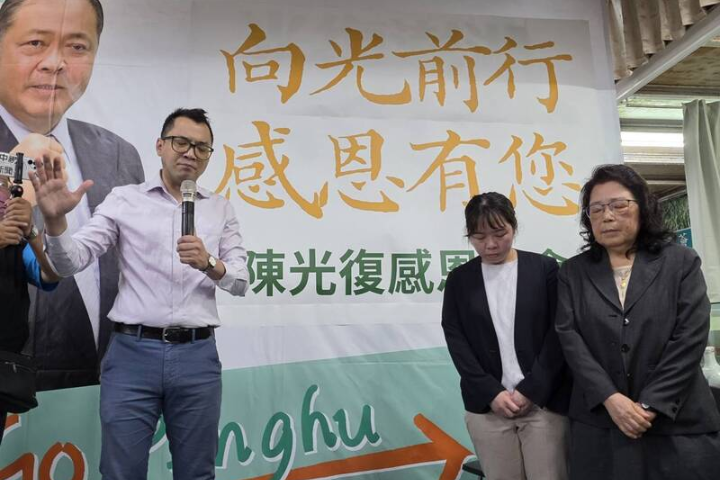 陳光復醒了！夫人曝最新病況　堅守綠營澎湖縣長唯一人選