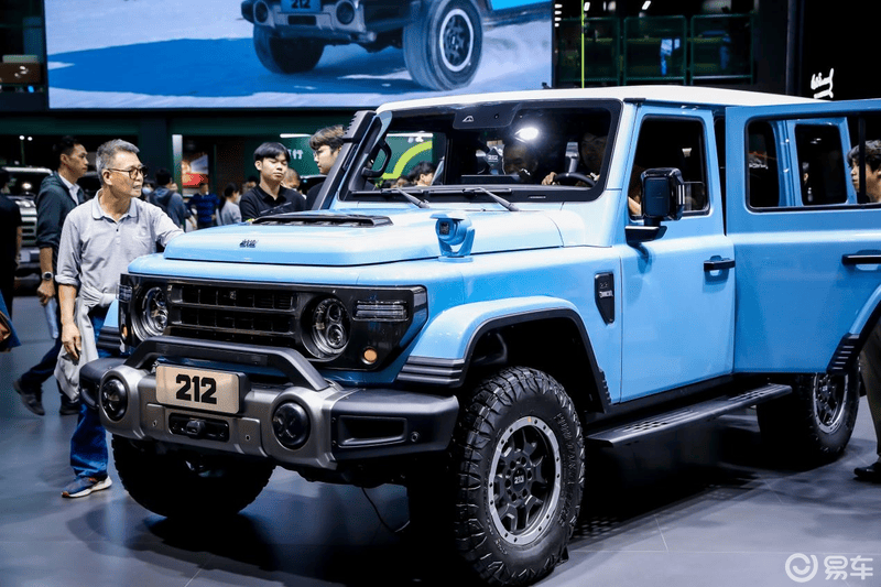魏蕎的「212」品牌多專注在越野及休旅，也被大陸愛車人士看好。圖／取自網易