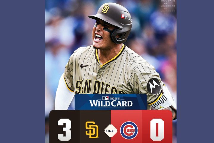 MLB季後賽    聖地牙哥教士隊拚死打小熊    將進入第三戰