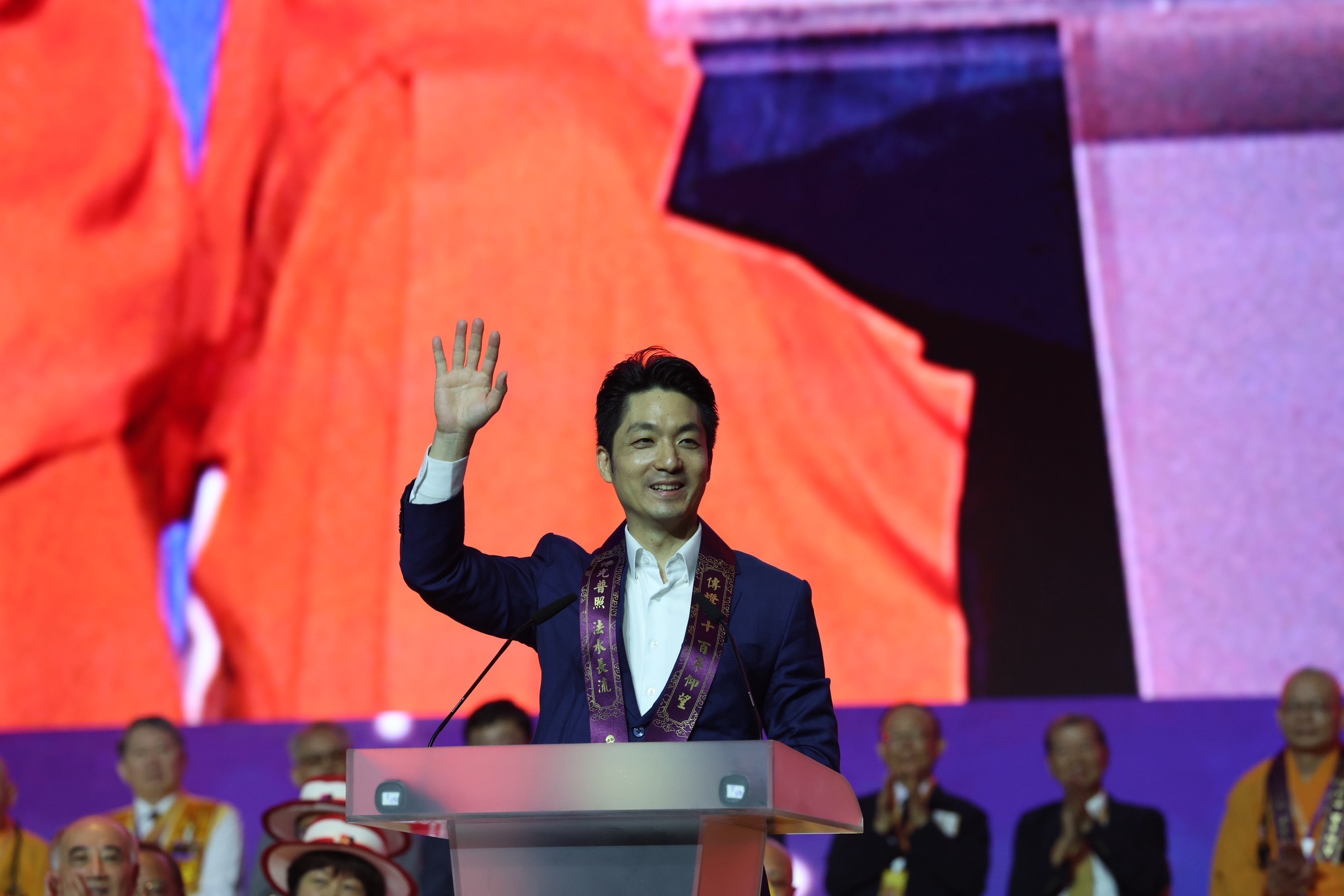 佛光山世界會員大會　五萬佛光人齊聚大巨蛋　蔣萬安、王金平、吳伯雄都到場
