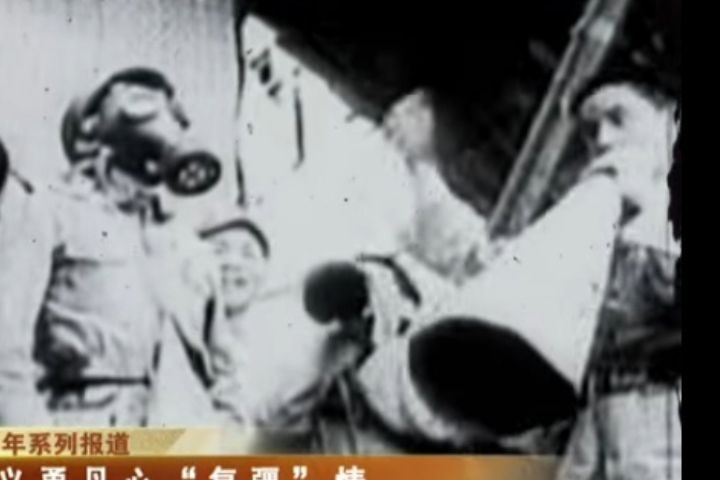 台灣義勇隊起初人數約三十餘人,戰時逐步擴充;到1945年,隊伍規模已發展到超過380人。圖/取自央視影片截圖