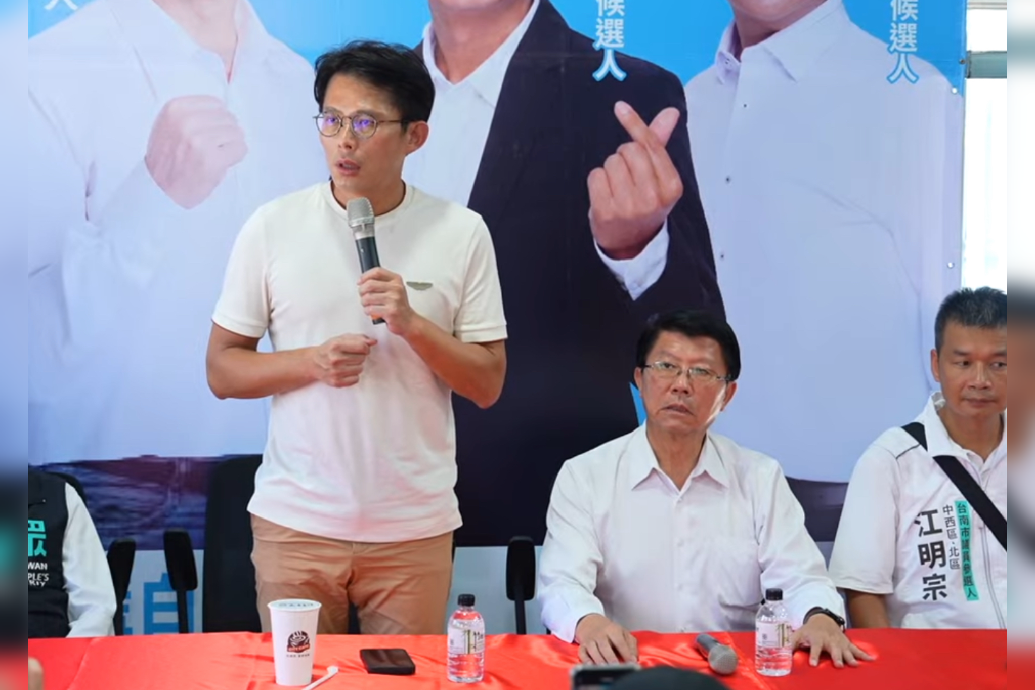 盧秀燕喊「在野大聯盟」　謝龍介、黃國昌台南合體：百分之百支持