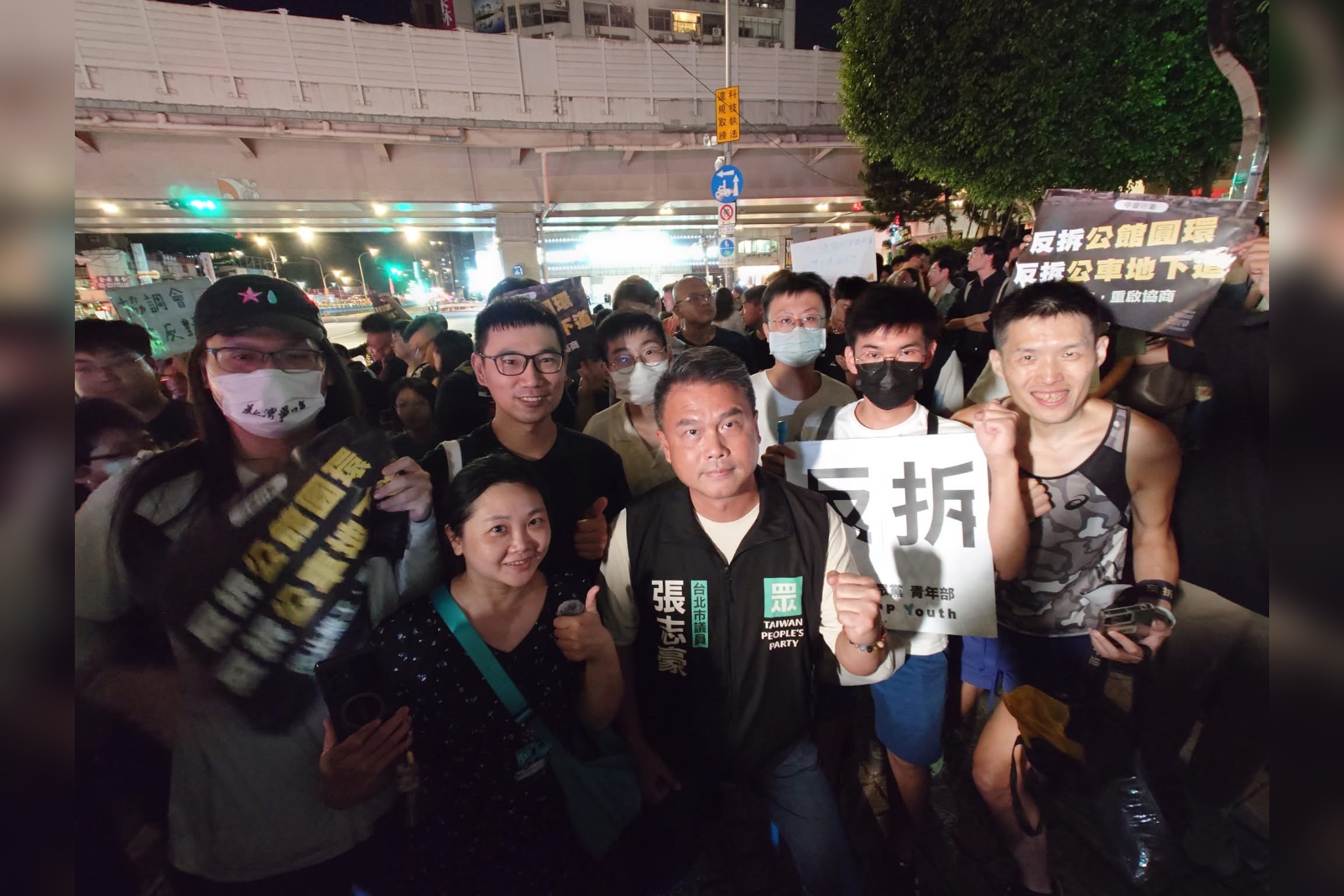 現身抗議「拆除公館圓環」活動遭出征　張志豪：單純為了市政