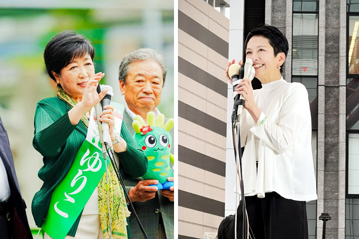 東京都知事選舉在即　小池百合子、蓮舫雙雙收死亡威脅