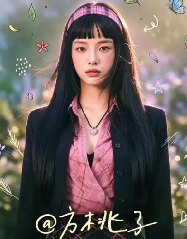 AI製作的短劇《被裁掉的女孩》劇中虛擬女主角「方桃子」不但有完整的人物設定，還擁有自己的社群帳號。圖/取自微博