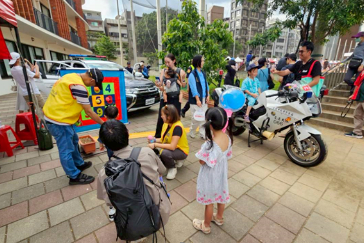 國民外交開跑！士林警結合日僑學校夏日祭典　攜手宣導防詐安全
