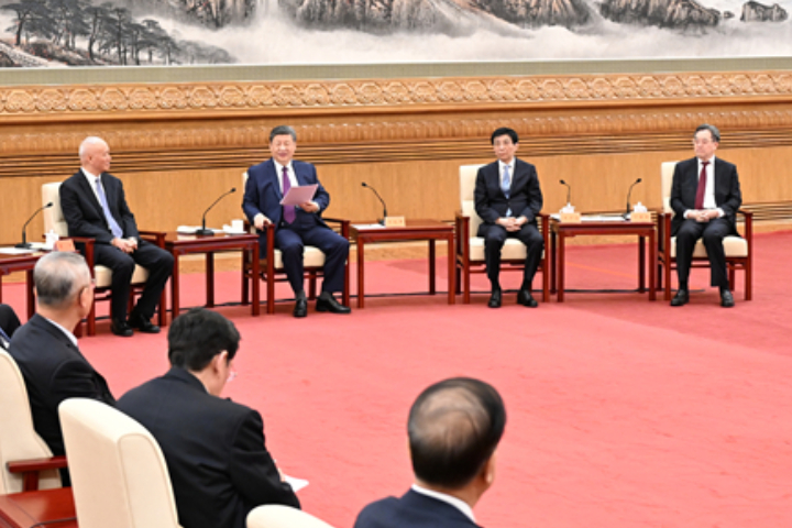 【有片】歷經共軍大地震！習近平會見黨外人士迎新春　強調「反腐鬥爭」成效顯著