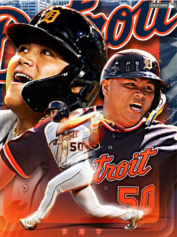 台灣好手李灝宇，近期持續在大聯盟展現打擊能力。圖/取自mlbtaiwan IG