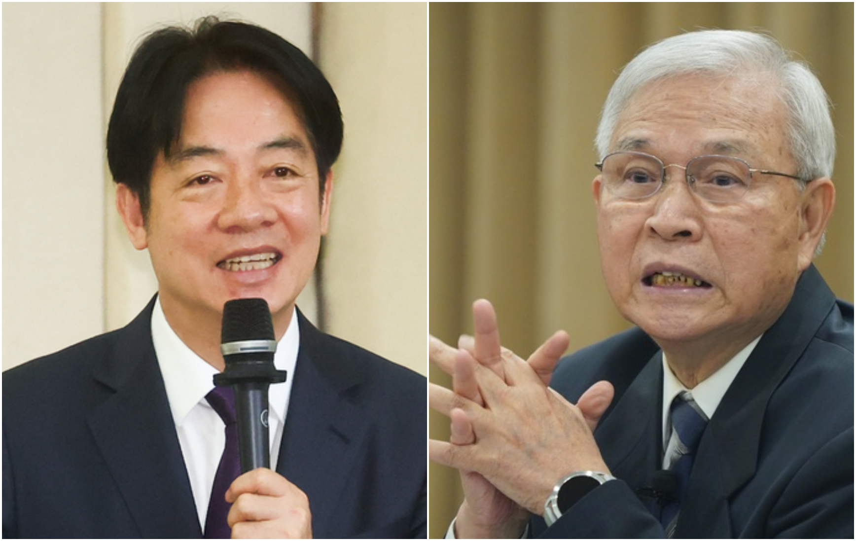 韓國央行行長直言亞洲貨幣之所以上漲，部分原因正是美國政府向亞洲國家施壓要求其貨幣升值，此番言論狠狠打臉賴清德（左）、楊金龍（右）。圖／中央社