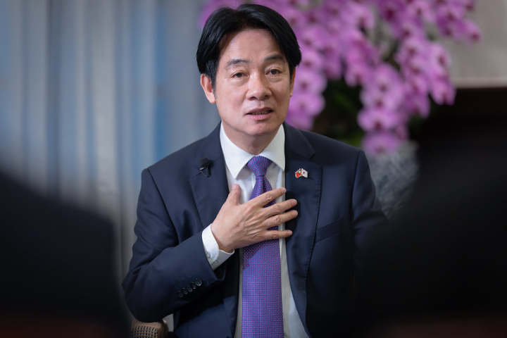 總統賴清德的團結十講將主題「國家」與猛瑪象化石牽扯，稱台灣自古以來就有「獨立」生態系。圖/取自總統府官網