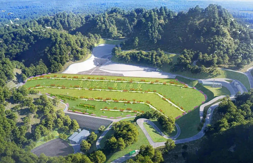 大陸近年相當重視環境治理,圖為山西省龍泉市高塘,原本是垃圾掩埋場,但經整治開發工程後已成綠水青山。圖/取自搜狐