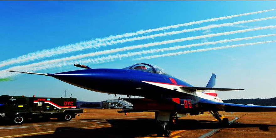 成都飛機工業集團研製的殲10原型機。圖/取自成都飛機工業集團