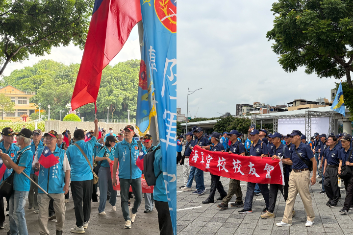 活動安排嘉年華遊行,各軍系團體皆共襄盛舉。圖/記者高陸攝