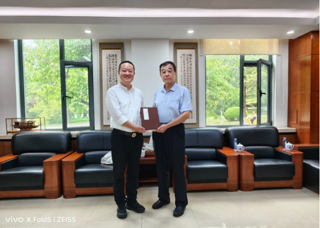 平潭麒麟研究院拜訪北京大學台灣研究院院長李義虎