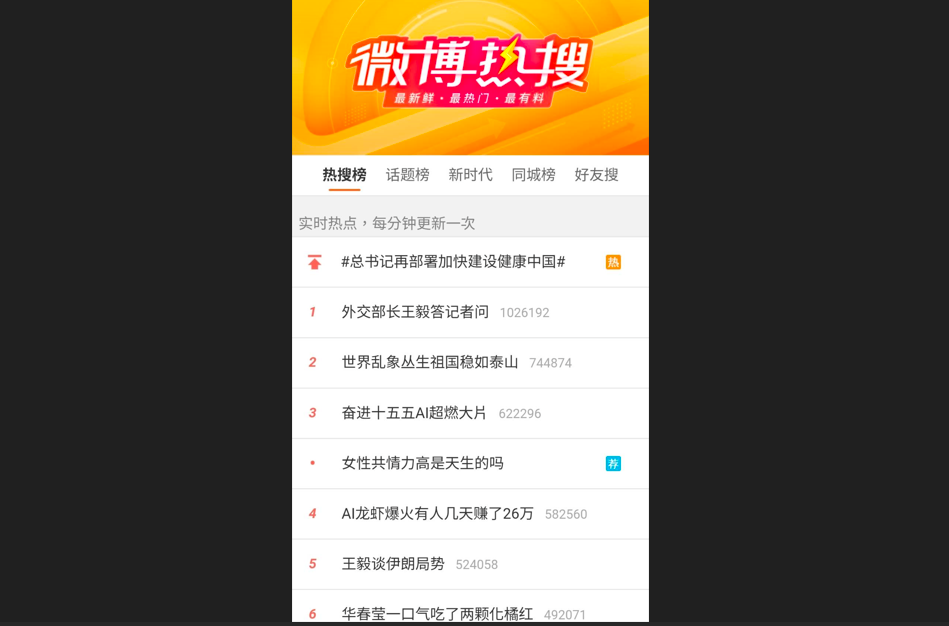 【兩會焦點】256家中外媒體、400多名記者採訪　王毅記者會新聞衝微博熱搜榜首