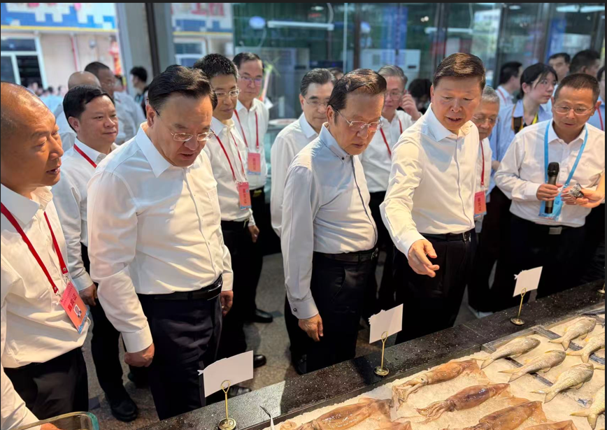 張榮恭在廈門出席台灣漁產品輸入大陸儀式　見證鄭習會惠台十條成果持續落地