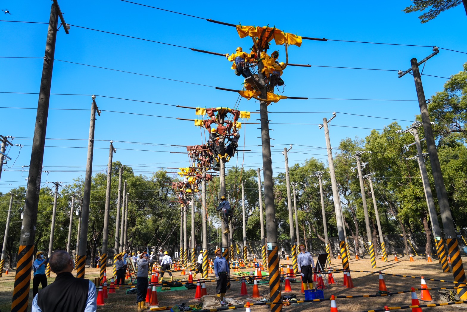 台電2024技能競賽共78個單位1,280名同仁參與，創下近10年新高紀錄。圖/取自台電官網