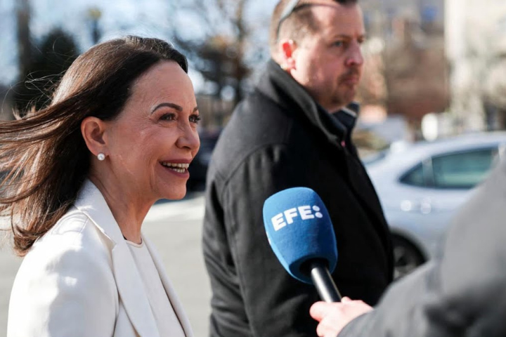 會晤川普　委內瑞拉反對派領袖馬查朵稱已將和平獎轉贈