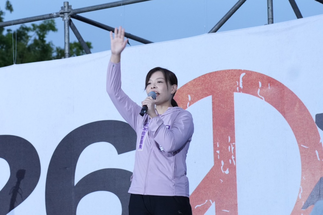 新竹市長高虹安獲得的不同意票數為12萬3483票，比2022年選市長時的9萬8121票還多出2萬5632票。圖/記者梁鴻欣攝