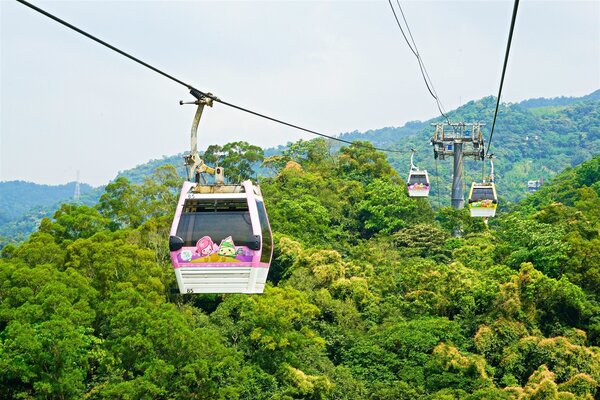 貓空纜車在10日上午9時即可恢復營運迎接遊客。圖／取自台北觀傳局提供