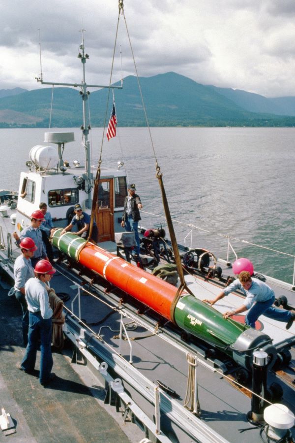 美軍現役主力武器MK-48 Mod6AT重型魚雷。圖/取自美國海軍官網