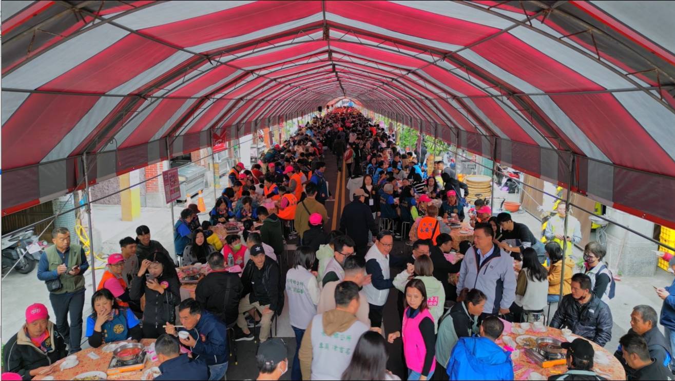 今年平安桌預計將席開338桌，創歷年新高。圖/活動資料照