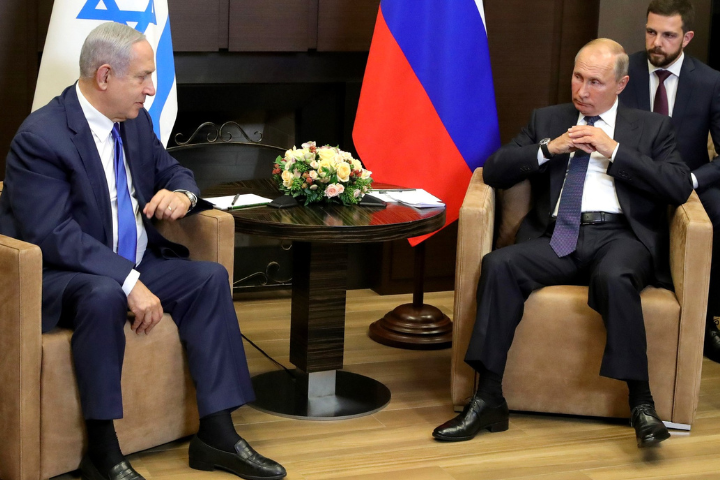 普丁與納坦雅胡通話討論中東局勢　克宮稱對話「全面深入」