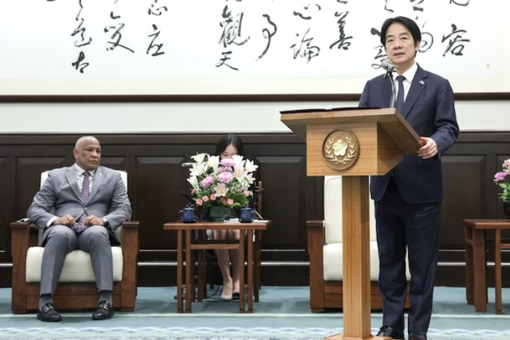 賴清德總統官邸宴綠委 柯建銘低調發言 黨內逼宮未散