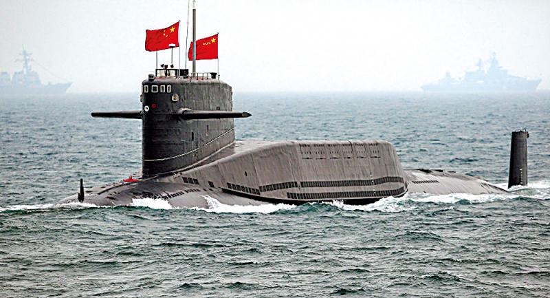 大陸海軍現役的094型戰略核潛艇。圖/取自大公網