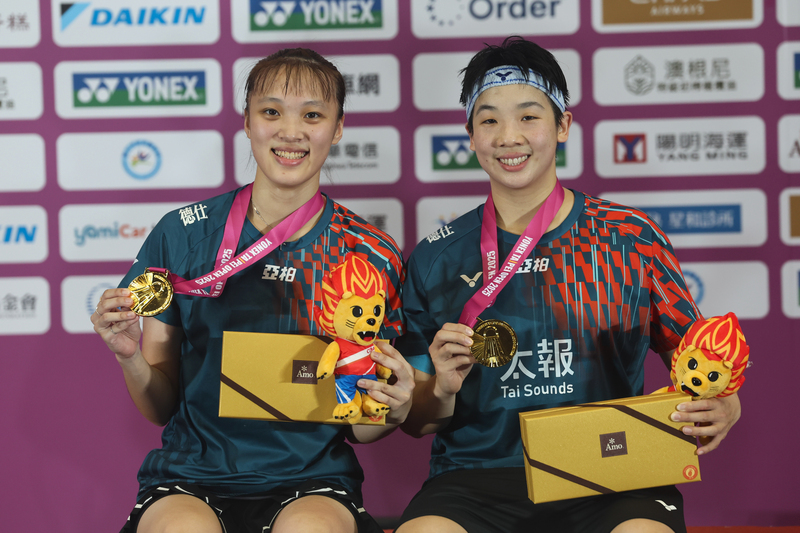 台灣女雙睽違17年台北賽奪冠  謝沛珊、洪恩慈直落二封后