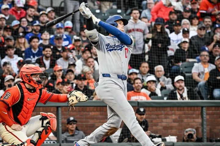 32轟報到！大谷翔平第一支打進巨人主場海灣的全壘打