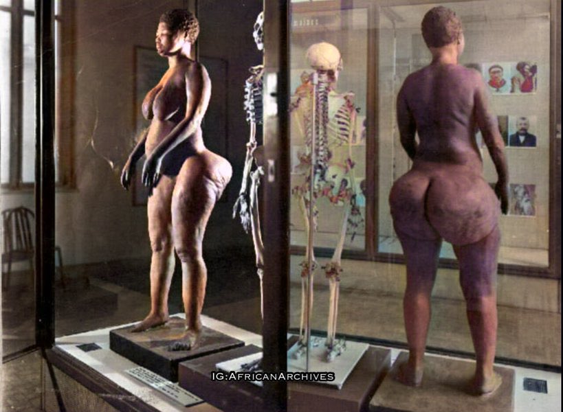 巴特曼的遺體被做成標本，在巴黎的博物館展出多年。圖/取自AfricanArchive《IG》