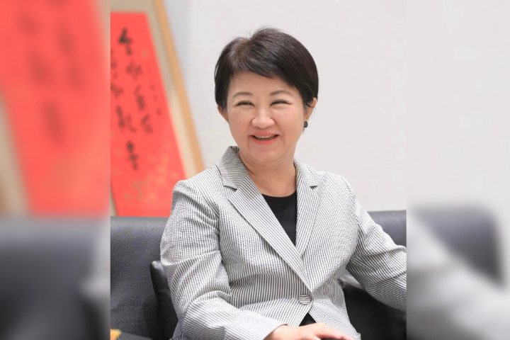 台中市長盧秀燕為了赴美參加女兒婚禮而請了6天長假。圖/取自盧秀燕臉書