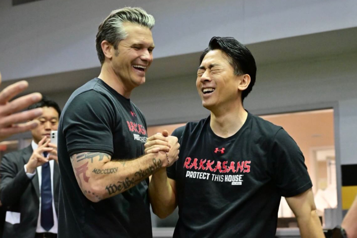 【有片】靈活外交當道　繼日韓元首同飆鼓技　美日防長會談前先健身大飆汗