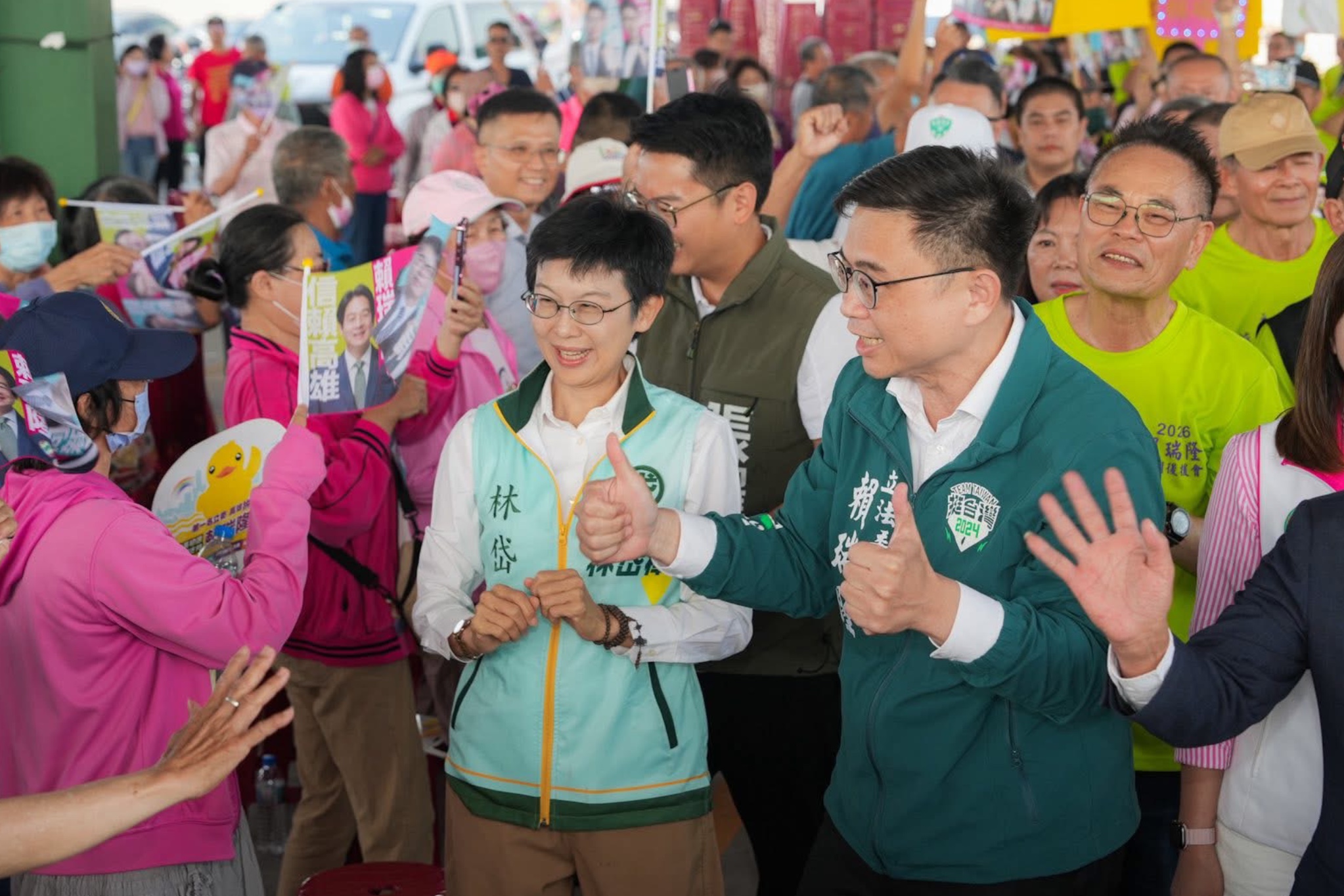 賴瑞隆林園後援會成立　林岱樺擔任總會長送上「好彩頭」