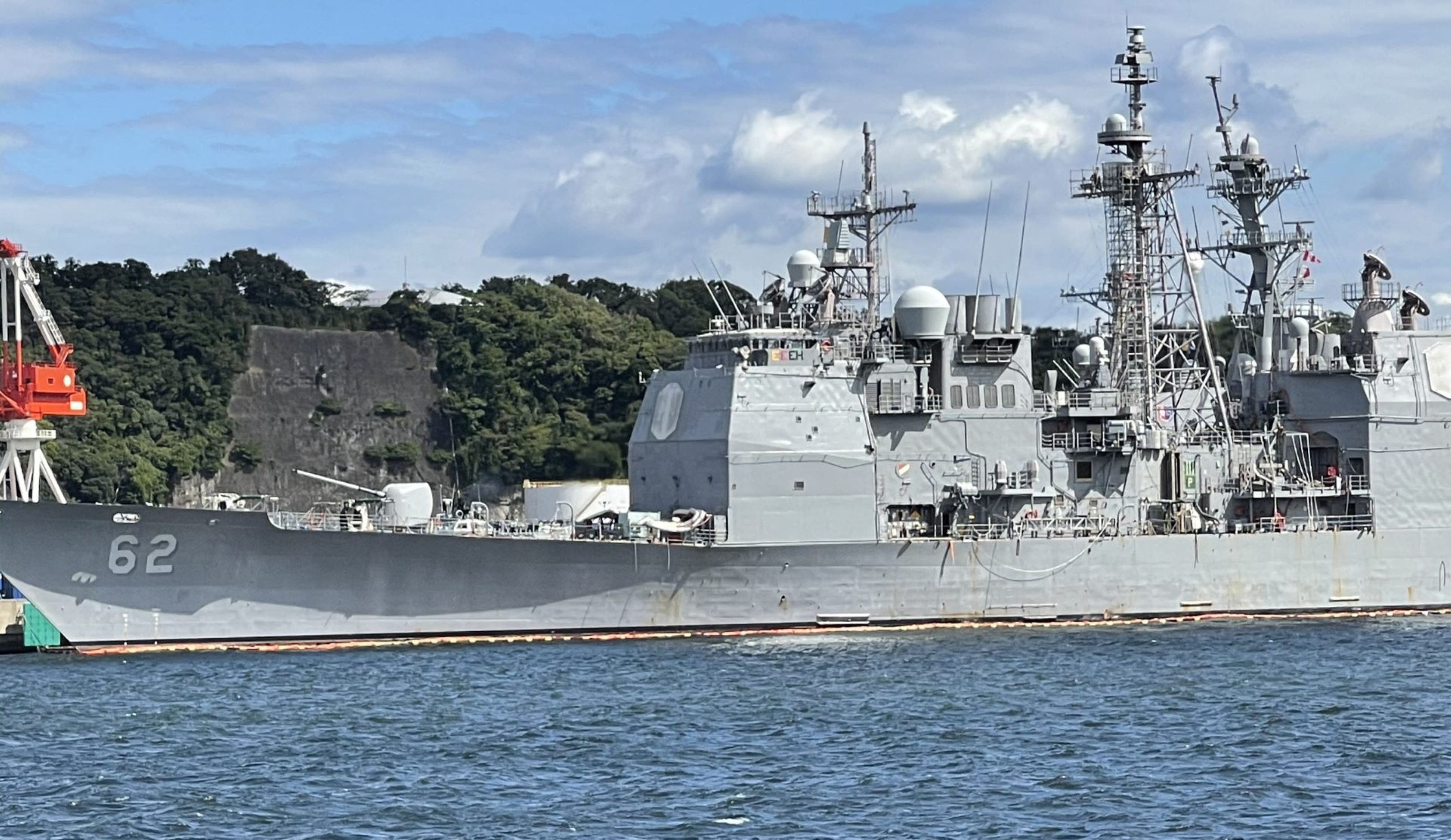 日本海上自衞隊現役的神盾艦。圖/楊俊斌攝