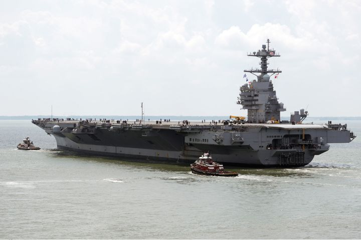 美航母甘迺迪號二度海試　驗證先進系統　拚2027年交艦