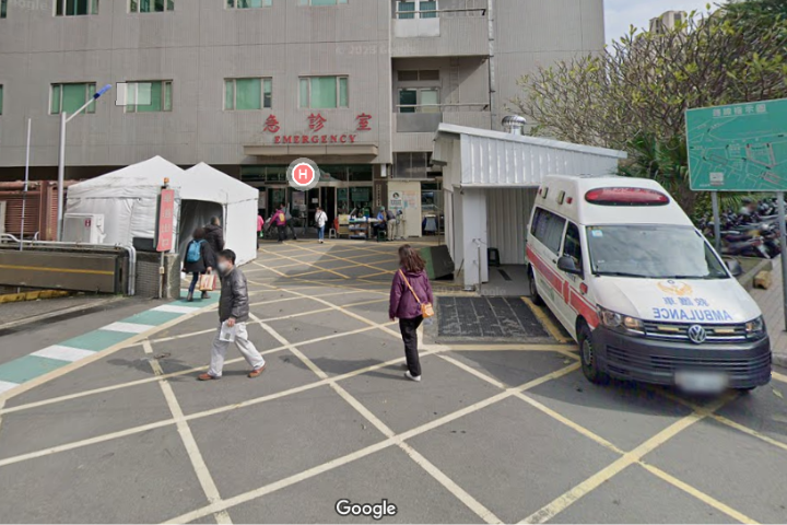 示意圖。台灣急診醫學會公共事務委員田知學指出，今年急診醫師離職潮恐逾百人。圖/取自Google Maps網頁