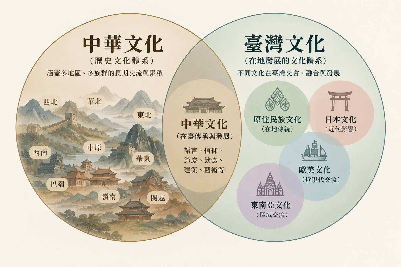 【梅花評論】文化有上下位之分嗎？從中華文化與台灣文化談起